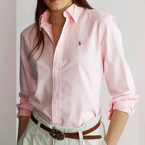 Ralph Lauren Slim fit striped shirt. Size 0